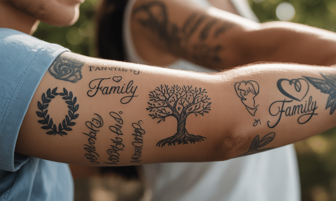 découvrez des idées de phrases inspirantes à graver en tatouage pour célébrer votre famille, exprimer l’amour familial et immortaliser les liens qui vous unissent.