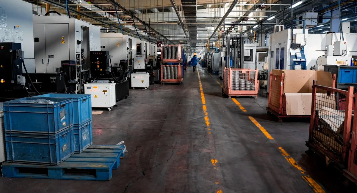 Illustration, plateforme industrielle