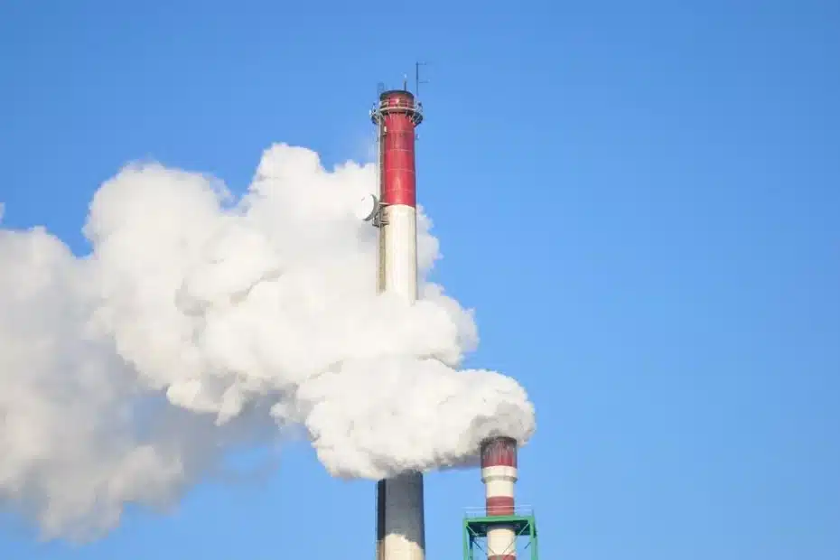 Technicien ajuste un système de filtration d’air industriel en atelier